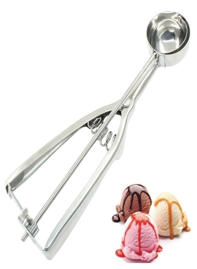 LDEXIN Cookie Scoop 2 Tablespoon, Ice Cream Scoop, 18/8 Stainless Steel, 2 Tbsp/ 30ml / 1 oz Cookie Dough Scoop for Baking, Ice Cream Scooper with Trigger Release(#40) - Image 2